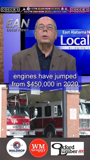 🚨 Fire trucks now cost ALMOST DOUBLE! Jacksonville’s price jumped from $450K ➝ $990K in just a few years. 🔥 Fewer manufacturers = higher costs longer waits. Some call it a “rigged system” putting safety at risk. 👀 Would you pay nearly $1M for a fire truck? Jacksonville Alabama Fire Department #firefighters #publicsafety #firetruck #firstresponders | East Alabama Now