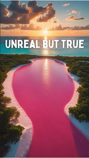 This PINK LAGOON Isn’t Photoshopped… But It Feels Like a Dream