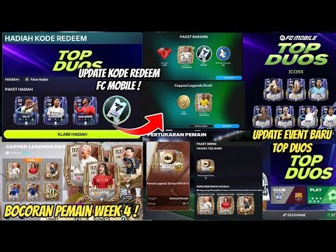 FC MOBILE REDEEM CODE TODAY CLAIM VOUCHER & FREE PLAYERS LEAKED PLAYERS WEEK 4 CAPED LEGEND