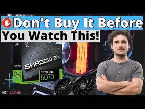 MSI RTX 5070 Shadow 2X OC Review ✅