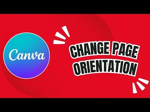 How to Change Page Orientation in Canva (Portrait to Landscape Tutorial!)