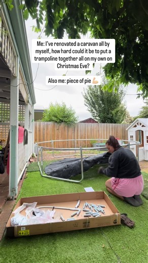 DIY Assembly of Plum Play 10ft Trampoline for Christmas