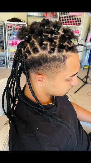 Short Hair Transformation: Box Braids with Extensions