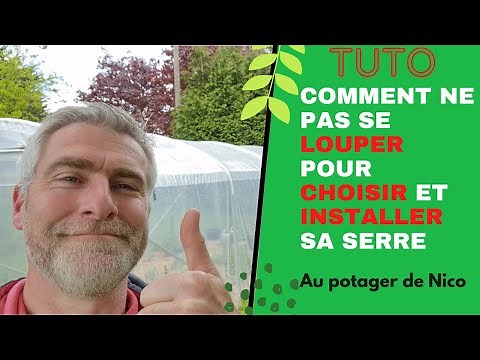 Implantation et choix de la serre au jardin potager.