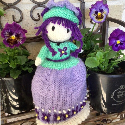 Knitted Topsy-turvy Doll Pattern: Patsy Pansy & Primrose (digital Download) - Etsy