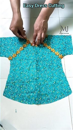 easy dress cutting tutorial#shorts #dresscutting #sewingtutorial#shorts#dresscutting#sewingtutorial