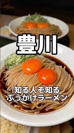 知る人ぞ知る東三河ぶっかけラーメン 三河開花亭（豊川） #愛知グルメ #ラーメン #japanesefood #aichifood