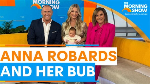 Anna Robards introduces us to baby Ruby