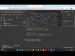 8 Introduction to Normal Distribution Python Video