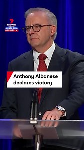 "Today, the Australian people have voted for Australian values." Anthony Albanese has declared victory in the 2025 federal election. 7news.link/4m06WLL #auspol #ausvotes #7NEWS | 7NEWS Adelaide