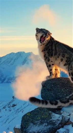 How Snow Leopards Communicate Over Miles (Incredible Footage) #wildlife #animals #facts #nature