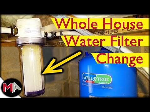 Changing a Whole House Water System Filter