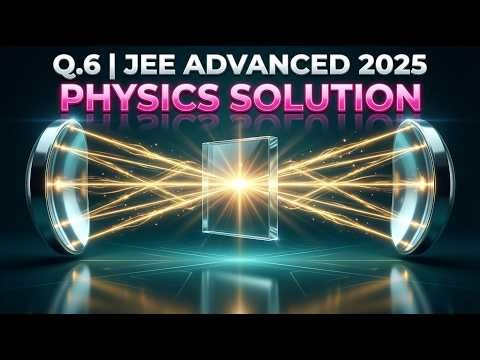 JEE Advanced 2025 Physics P2 Q6 Ray Optics | Visual Solution