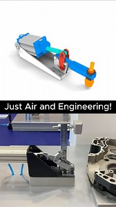 91K views · 816 reactions | How Pneumatic Hold Down Clamps Work #manufacturing #3ddesign #productdesign #automation #mechanism #machine #engineering #mechanical #mechanic | Breno Cruz | Facebook