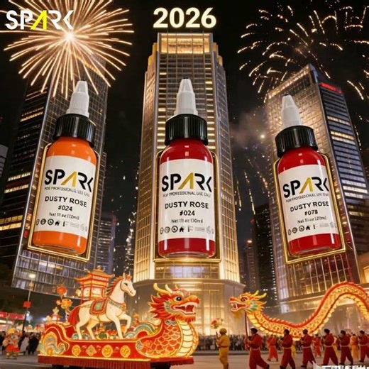 Sparking a Bright 2026! 🔥🧡 #sparktattooink