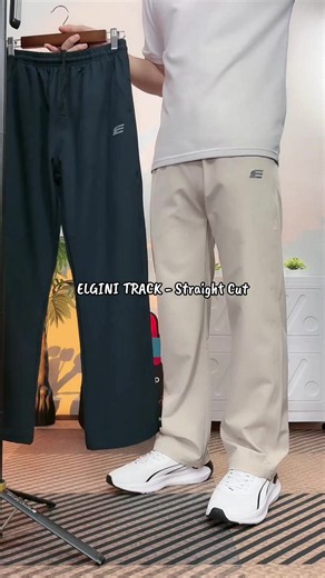 ELGINI TRACK PANTS - CUTTING STRAIGHT CUT LOOSE. Unisex #seluartrack #elgini #elginitrackpants #tracksuit #elginimalaysia