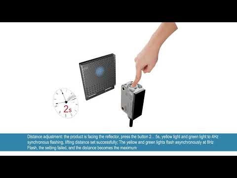 FUWEI Mirror Reflection Photoelectric Switch Sensor FGNE10-50NFR-T Transparent ObjectSensing Eye