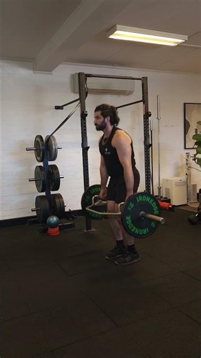 trap bar deadlift demo for @dylan.the.osteopath client app