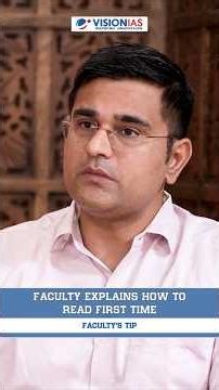 Faculty Explains How to Read First Time