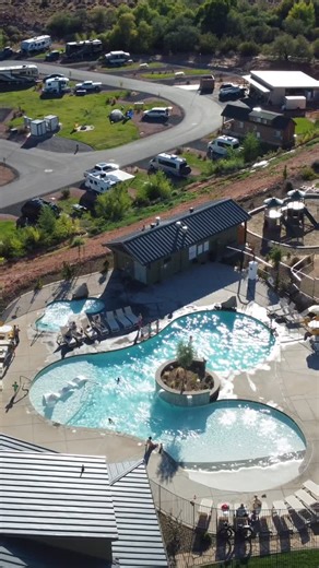 Hidden Springs RV Resort on Instagram: "Our pool is heated year-round, so you can enjoy a relaxing swim even through the cooler fall season. 🍂 Book your stay and soak it all in at Hidden Springs RV Resort! #HiddenSpringsRV #SouthernUtahGetaway #FallAtHiddenSprings #HeatedPool #RVResortLife"