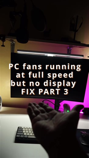 Pc fans running at full speed but no monitor signal FIX PART 3 #nosignal #pc #fans #fullspeed #nodisplay #signal #pcfix #pctroubleshooting #pcdiagnostic #pcsolutions #pchelp #pctip #pctricks