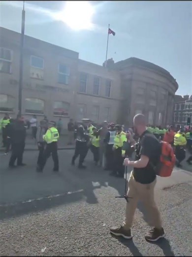 Someone getting arrested at the protests yesterday in Liverpool #liverpool #protest
