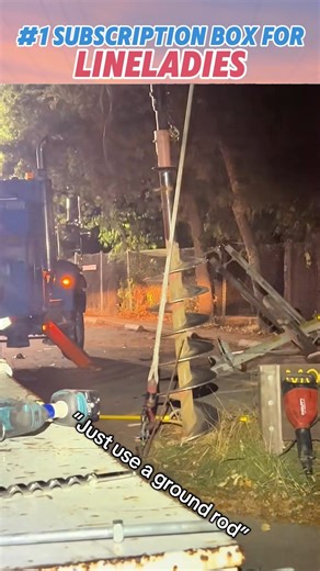 Just use a ground rod 🤯 Credits TT jefferylinehand #linecrate #lineman #linelife #powerlineman #LineWork #lineworker #fblifestyle | LineCrate