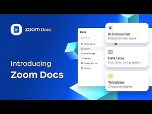 Introducing Zoom Docs with AI Companion