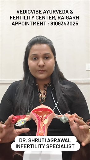 VEDICVIBE AYURVEDA || Dr.Shruti Agrawal on Instagram: "Fallopian tube blockage, signs & causes? Dr Shruti Agrawal Infertility Specialist (Ayu ) VEDICVIBE AYURVEDA and FERTILITY CENTER RAIGARH 8109343025 #ayurveda #infertility #pcod #ayurvedalifestyle #AyurvedaForPregnancy"