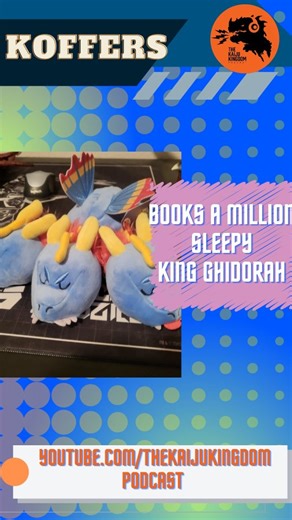 The Kaiju Kingdom podcast on Instagram: "Cuddle up with a new Koffers episode. We got Books A Million's retro King Ghidorah Plush in hand. What did we think? Head over to our YouTube channel to find out https://youtu.be/PmVW8T-1JiE #KingGhidorah #Godzilla #plushies #Booksamillion #Toyreview"