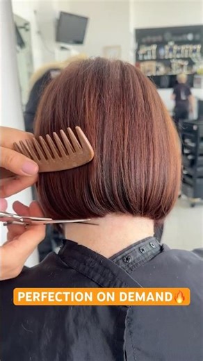 PERFECTION ON DEMAND INVERTED BOB CUT: Complete Tutorial Linked Below! 🔥🔥🔥