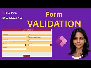 Power Apps Custom Validation Tutorial | Email, Phone, Age & Required Field Validation