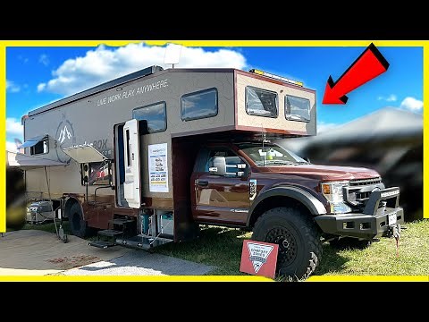 Off-Grid Living in Style! WanderBox Outpost 35 Truck Camper