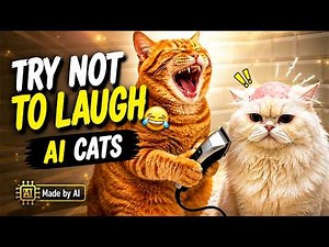 Funny Cats Acting Like Humans 😂 | Try Not To Laugh Challenge | AI Generated Cat Videos