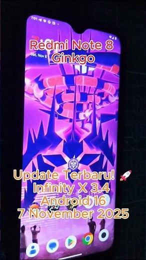 📱 How to Update Infinity X 3.4 Android 16 via TWRP (Redmi Note 8)