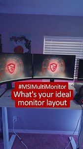 5.6K views · 28 reactions | One monitor for gaming and focus tasks and another one for side tasks. What an amazing setup!  Enter the giveaway to win cool monitors: msi.gm/Multimonitor-SetupGuideTW IG: @realgivemchills Tiktok: @givemchills twitter: X #GamingMonitors #MSIMultiMonitor #GameInMyName | MSI Gaming | Facebook