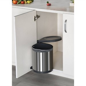 Practa Solutions 15L Stainless Steel Swing Bin