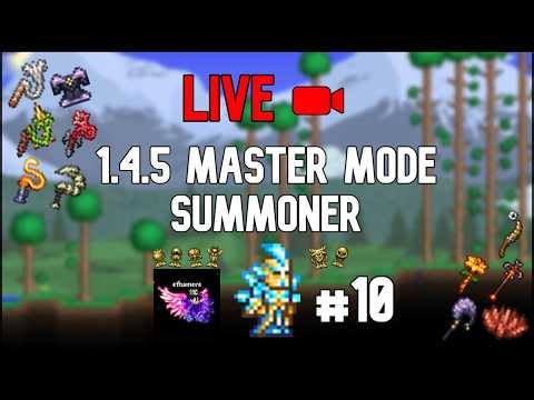 Master Mode Summoner on Terraria 1.4.5! (Day 10)