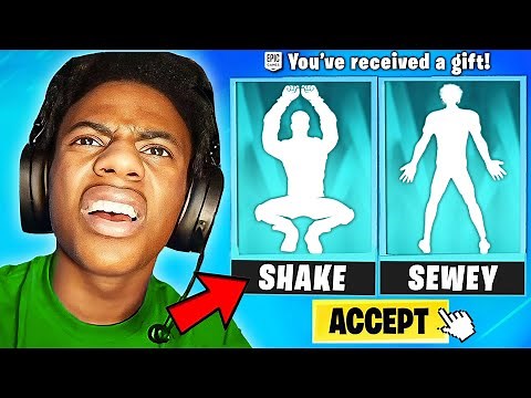 Trolling With iShowSpeed Emotes in Fortnite! (Unreleased)
