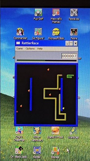 Remember Rattler Race!?! Retro PC Gaming Windows 95 Nostalgia Kickin it Old School 💾💿 90s Style
