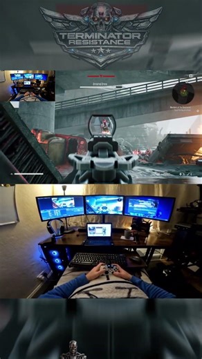 Terminator Resistance - Flamethrower Terminator Has One Weakness and It Is on Its Back