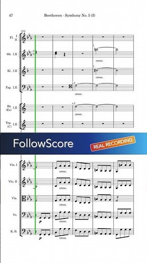 Beethoven – Symphony No. 5 (Full Score) in C minor, Op. 67: 1st Movement | Sheet Music