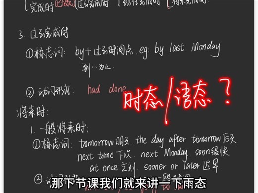 英语时态秒懂：时间 状态