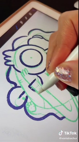 Dibujo de Luna Lovegood en Procreate