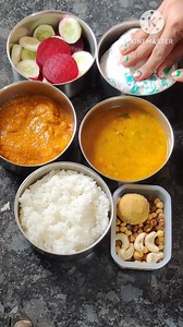 27K views · 10K reactions | Lunch box ideas for husband ji #lunchbox #indianfood #foodie #officelunchbox #tiffinelunch #rairuchikitchen | Ruchi kitchen and Vlog | Facebook