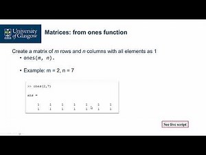 MATLAB Matrices: Enter a Matrix