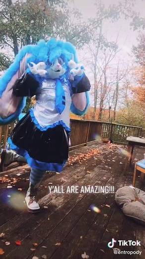 Excited Miku Furry Cosplay Moments | Fursuit Fun and UwU Delights