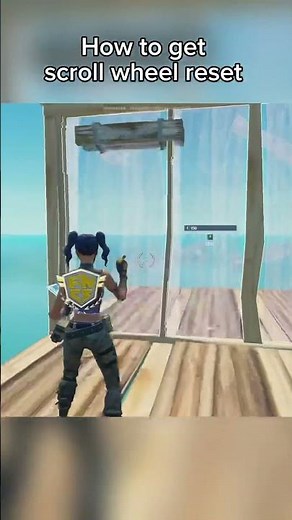 How to get scroll wheel reset in Fortnite #fortnite