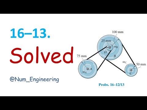 16–13. The power of a bus engine is transmitted using | Engineering Mechanics