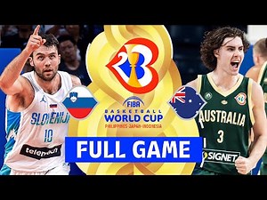 Slovenia v Australia | Full Basketball Game | FIBA Basketball World Cup 2023